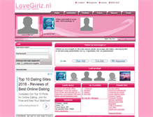 Tablet Screenshot of lovegirlz.nl